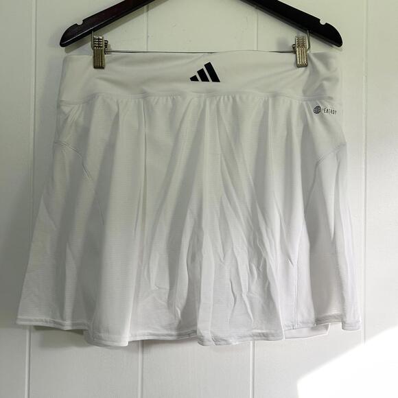 Adidas White Active Athletic Golf Tennis Skirt Match Skirt Plus Size Women's 2X - Picture 2 of 3